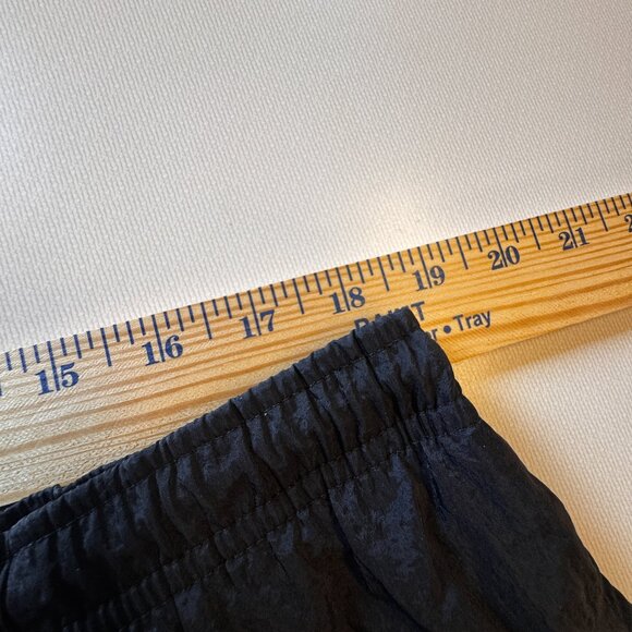 VTG Nike Swim Shorts Mens XL Black 90s Mesh Liner Big Swoosh Logo - Picture 8 of 14